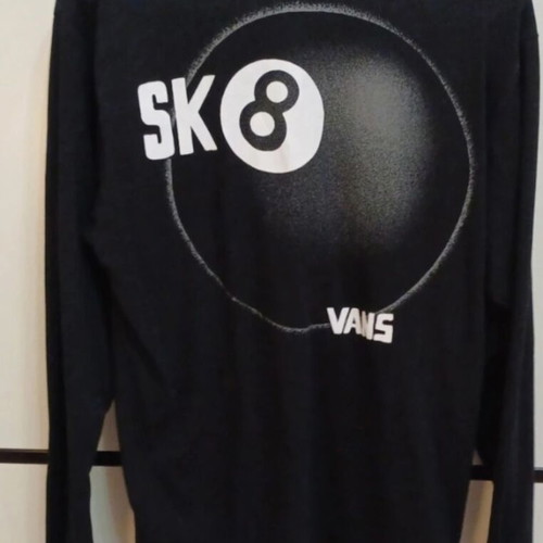 Vans long-sleeve shirt black, like new, size M