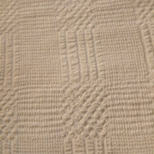 Woven blanket used, antique cotton early 20th century