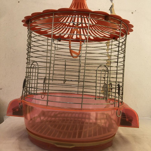 Round metal small bird cage, new