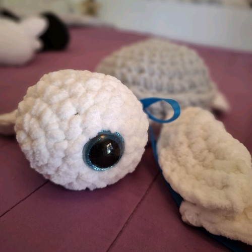 Handmade turtles made to order, crocheted medium size