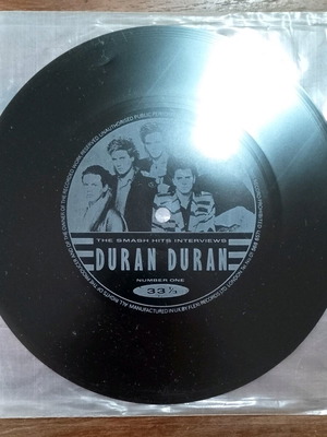 Duran Duran Smash Hits interviews flexi-disc vinyl 7" used