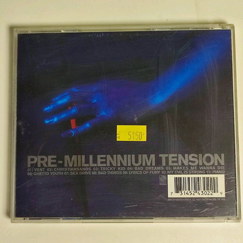 Tricky Pre-Millennium Tension CD like new, electronic