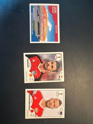 Χαρτάκια Panini Παγκόσμιο Κύπελλο 2018 Ρωσία σαν καινούργια