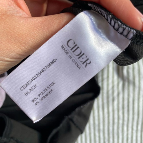 Cider black dress like new, size L