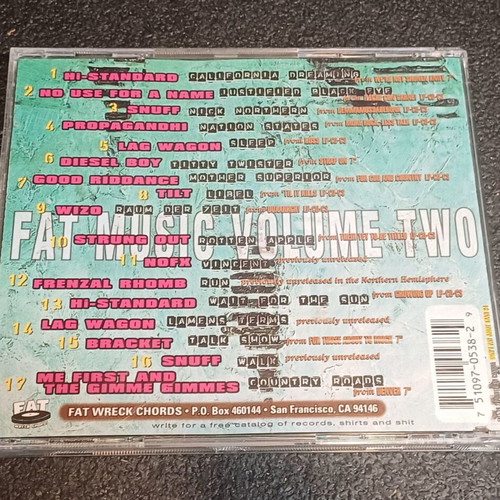 Survival Of The Fattest CD used, punk compilation