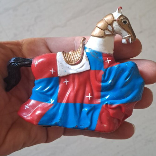 Horse figure used with wheels, collectible
