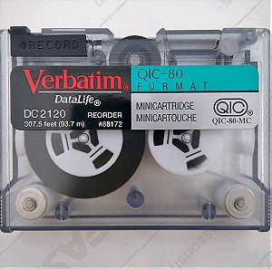 VERBATIM DataLife DC2120 120mb QIC-80 Format, Mini Data Tape Cartridge