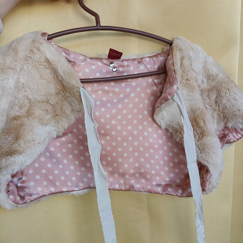 Dondup vest used eco fur with silk lining