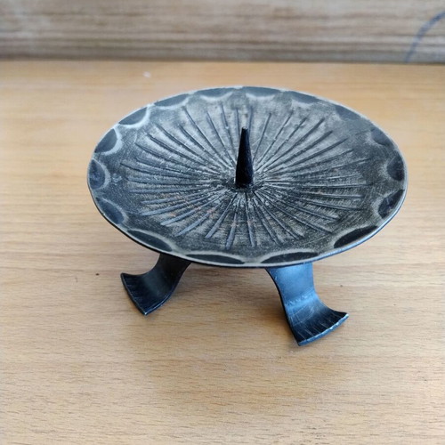 Metal candlestick for candle up to 12 cm diameter
