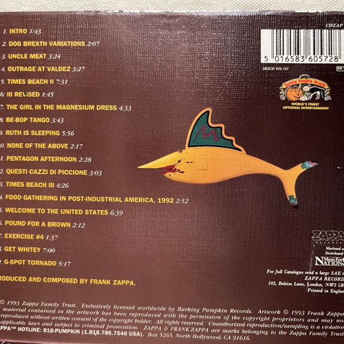Pack of 6 CDs like new with Zappa, Police, John Lennon, Leonard Cohen
