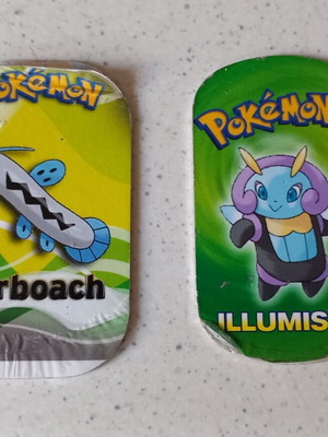 Τάπες Pokemon μεταχειρισμένες, 2 τεμάχια