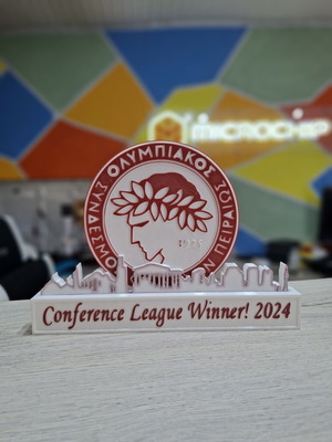 Ολυμπιακός F.C. 3D printed διακοσμητικό συλλεκτικό καινούργιο