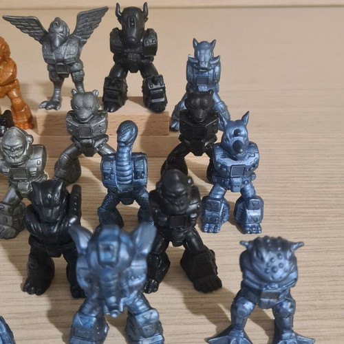 Teratomachoi figures used, set of 17
