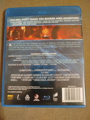 Flatliners Blu-Ray като нов с субтитри