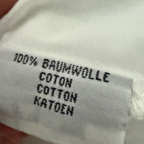Vintage cotton women shirt like new, size L-XL, white