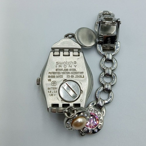Swatch Irony wristwatch like new with colorful stones