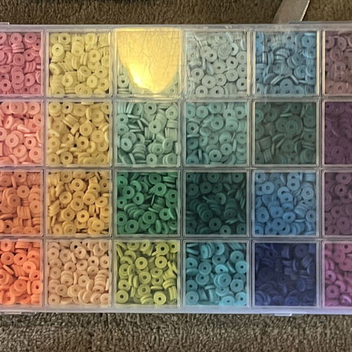 Beads for bracelets used with clasps, tools, and cords