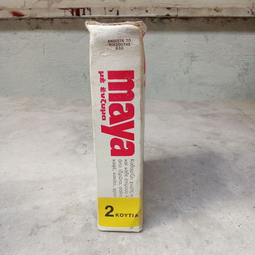Maya hand detergent used, collectible, 1970s vintage, sealed