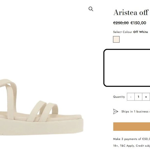 Ancient Greek Sandals Aristea platform sandals, off white, size 40