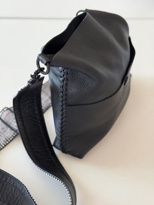 Callista leather crossbody bag black like new
