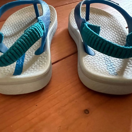 Ipanema baby kids sea blue shoes used, size 24