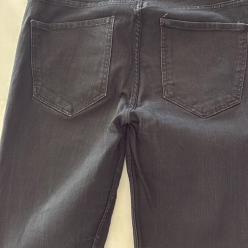 Zara black straight-leg jeans like new, size L
