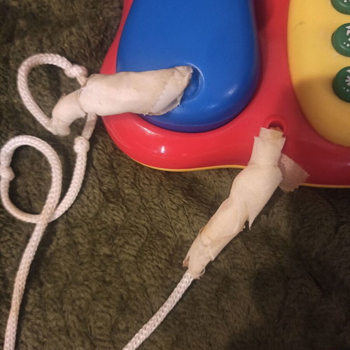 Children's phone used with sounds and speech