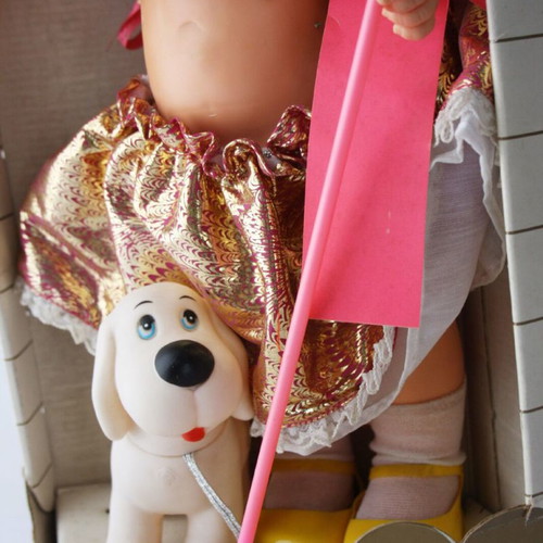 Vintage 80's El Greco large mechanical doll 50cm new