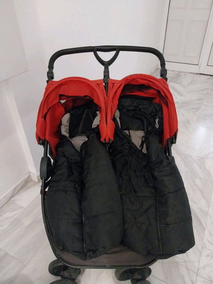 Britax B-AGILE Double twin stroller used