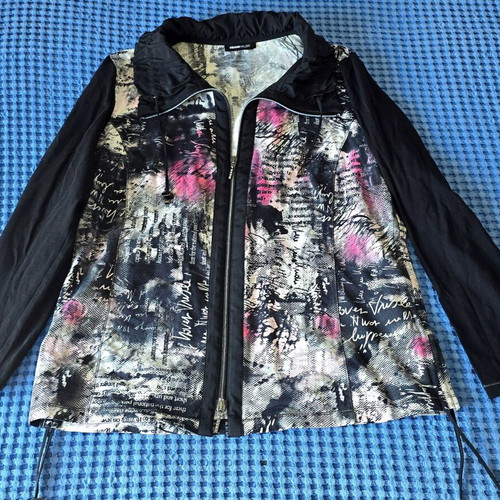 Frank Walder jacket size XXL, black and pink