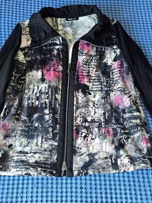 Frank Walder jacket size XXL, black and pink