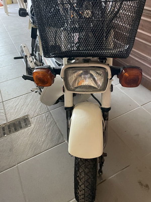 Honda Chaly 1982 used, 50 cc white moped