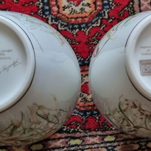 Porcelain Vases New, Designed by Niki Goulandris, Georges Boyer Limoges