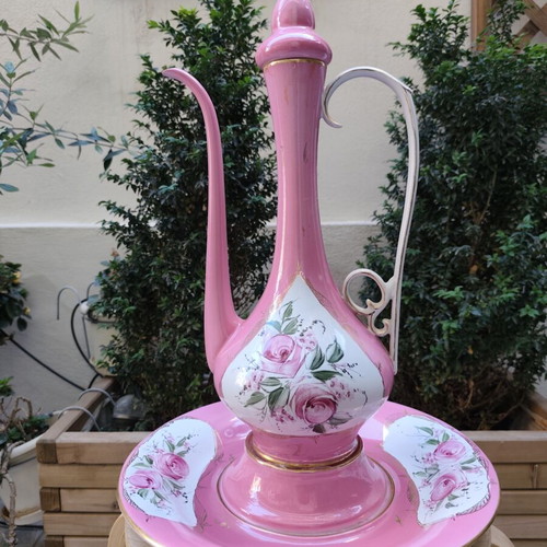Sümerbank pitcher set with bowl base like new, Turkish style