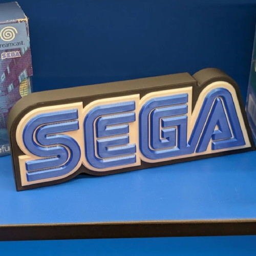 Sega Logo Decorative Retro Gaming Stand New