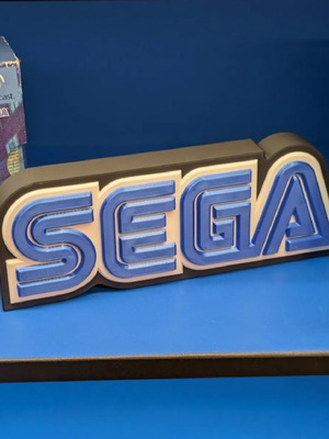 Sega Logo Decorative Retro Gaming Stand New