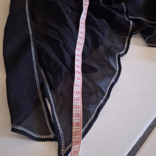 Karen Millen silk dress new with label, black and white