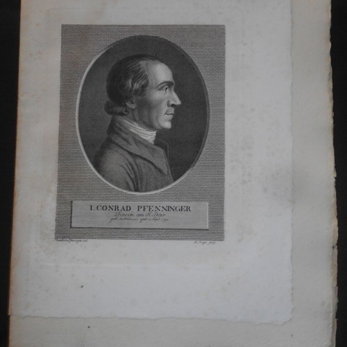 Books by Heinrich Bullinger and Johann Conrad Pfenninger used, 19th century