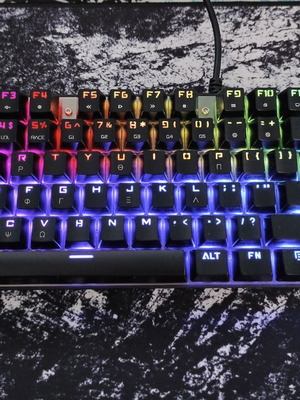 Keycaps μαύρα για μηχανικό πληκτρολόγιο καινούργια