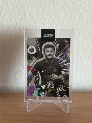 João Neves 7/10 Ultra Rare κάρτα Graffiti PSG, Topps Total Football 2026