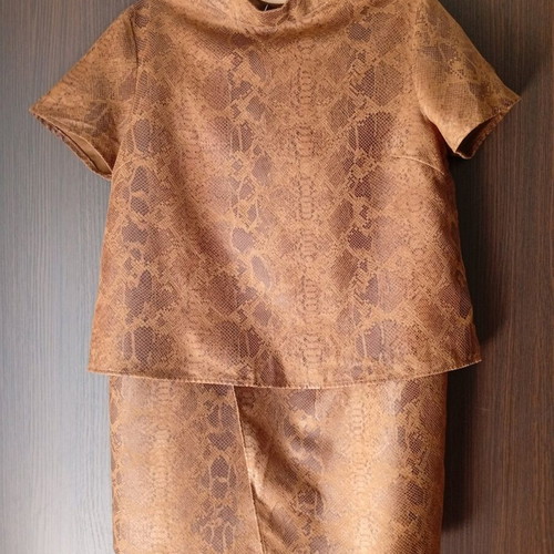 Zara women's set new, beige and brown
