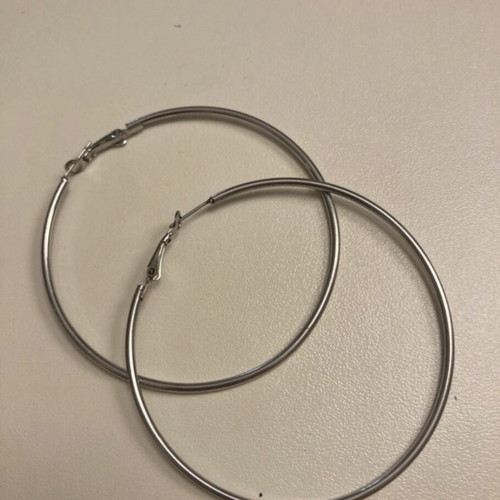 Zara women's earrings like new, silver