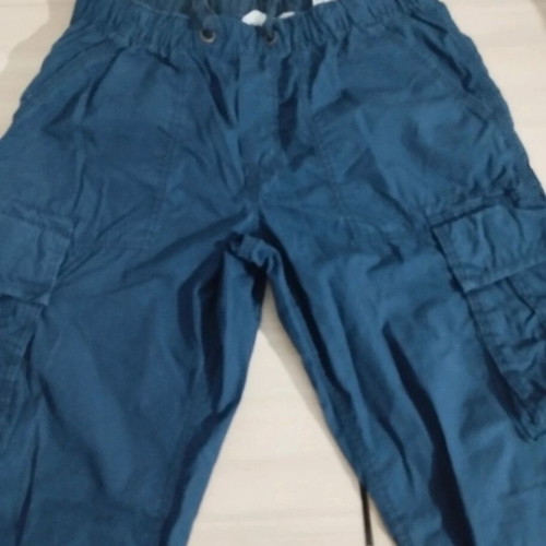 Cargo pants for 13-year-old boy like new, blue, size 158 cm