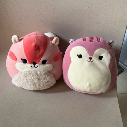 Sqishmallows set used, 2 pieces 20 cm each