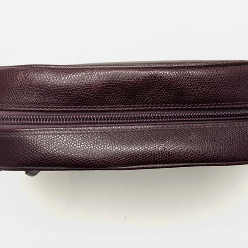 Gianni Versace vanity case used, purple