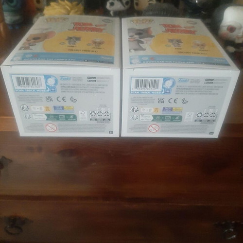 Funko Pop! Tom and Jerry set with Tom 1657 and Jerry 1658