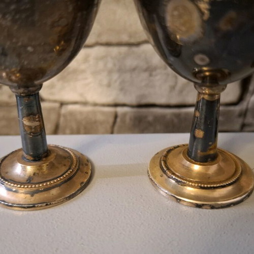 Egg serving set used, silver-plated EPNS Made in England 1930-40