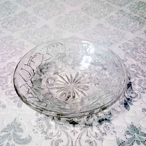 Riihimäen lasi crystal bowl model Rypäle new