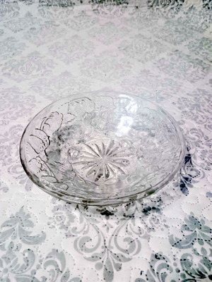 Riihimäen lasi crystal bowl model Rypäle new