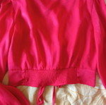 Pink Woman satin red blouse